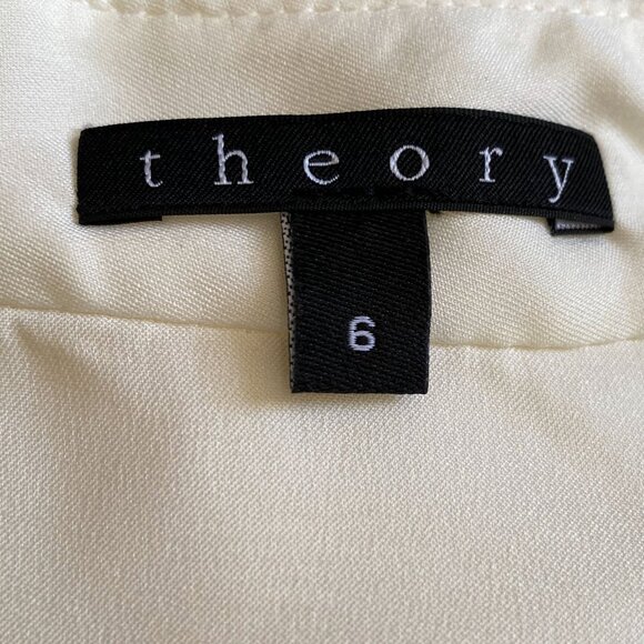 Theory Orinthia Ancua white textured‎ sheath dress, Size 6 - Picture 12 of 14